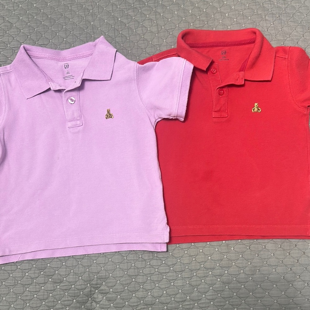 GAP Red and Purple Polos
